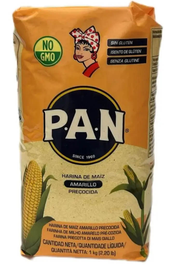PAN CORN FLOUR YELLOW 1KG (ORANGE PACK)