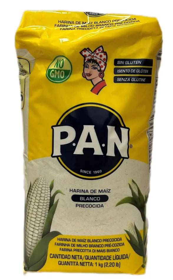 PAN CORN FLOUR WHITE 1KG(YELLOW PACK)