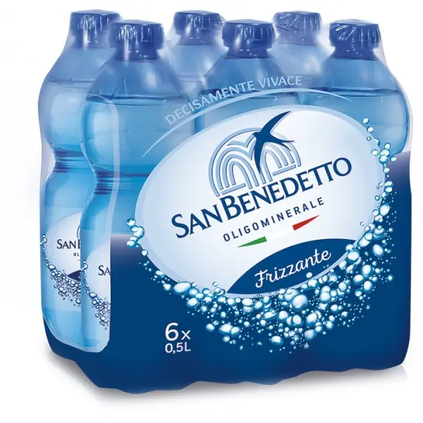 Acqua Minerale San Benedetto Frizzante pet 0,5 L Fardello pz.24