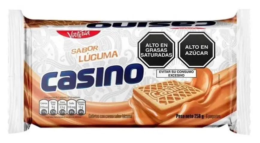 BISCUITS CASINO LUCUMA (6x43g) 258G