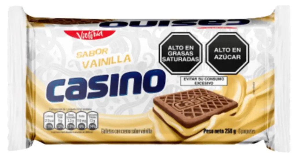 BISCUITS CASINO VANILLA (6x43g) 258G