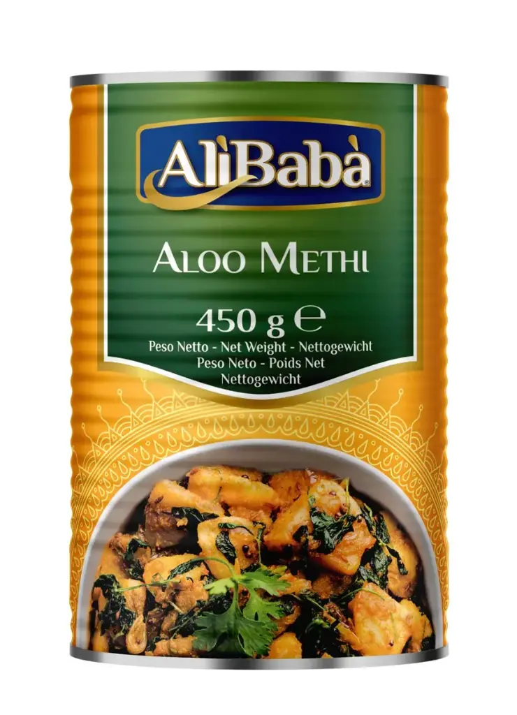 RTE ALI BABA CANNED ALOO METHI 450G