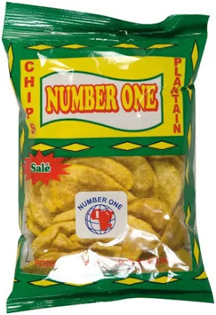 Number One Chips Plantain (85g) salt